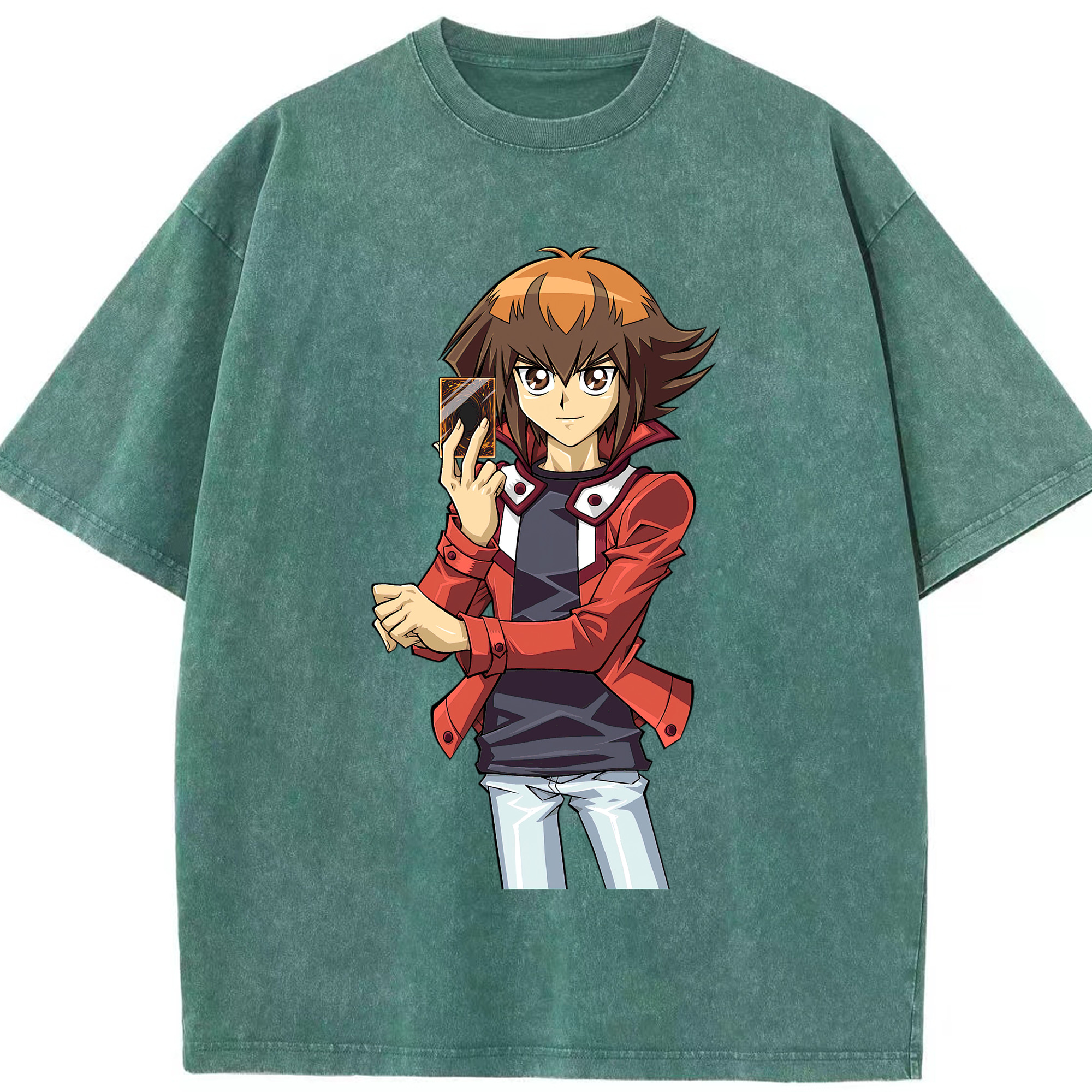 （画像用） 遊☆戯☆王 Yu-Gi-Oh! 綿100% ヴィンテージ風 半袖Tシャツ（フロントプリント）